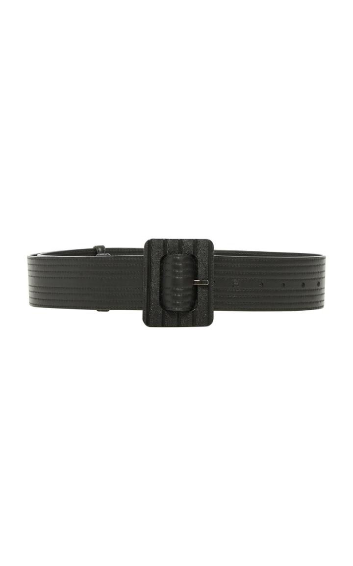 Givenchy Stitched Leather Waist Belt