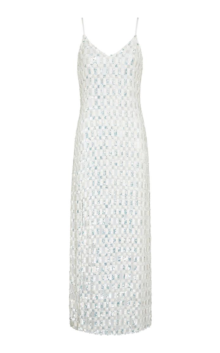 Retrofte Linnea Sequined Georgette Midi Dress