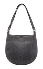 Valextra Weekend Medium Python Hobo Bag