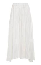 Bird & Knoll Amelie Striped Cotton-blend Skirt