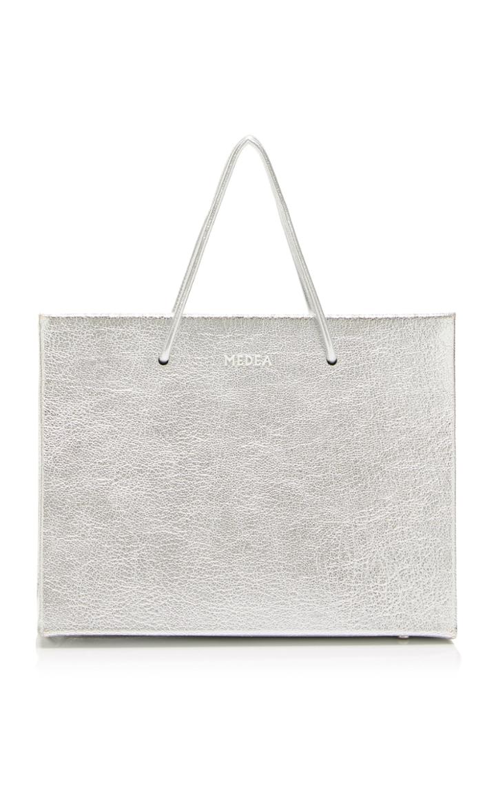 Medea Hanna Metallic Leather Tote