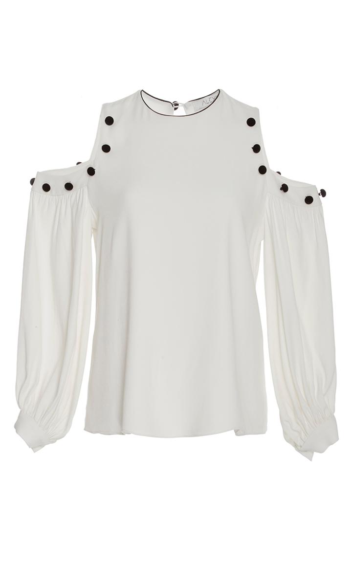 Alexis Erica Cold Shoulder Embellished Top