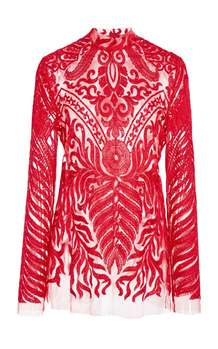 Alena Akhmadullina Embroidered Lace Blouse