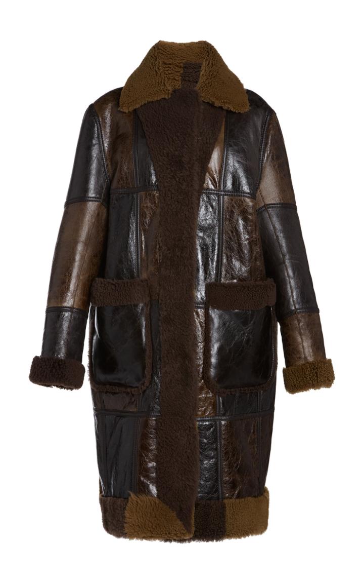 Moda Operandi Peter Do Two-tone Shearling Coat