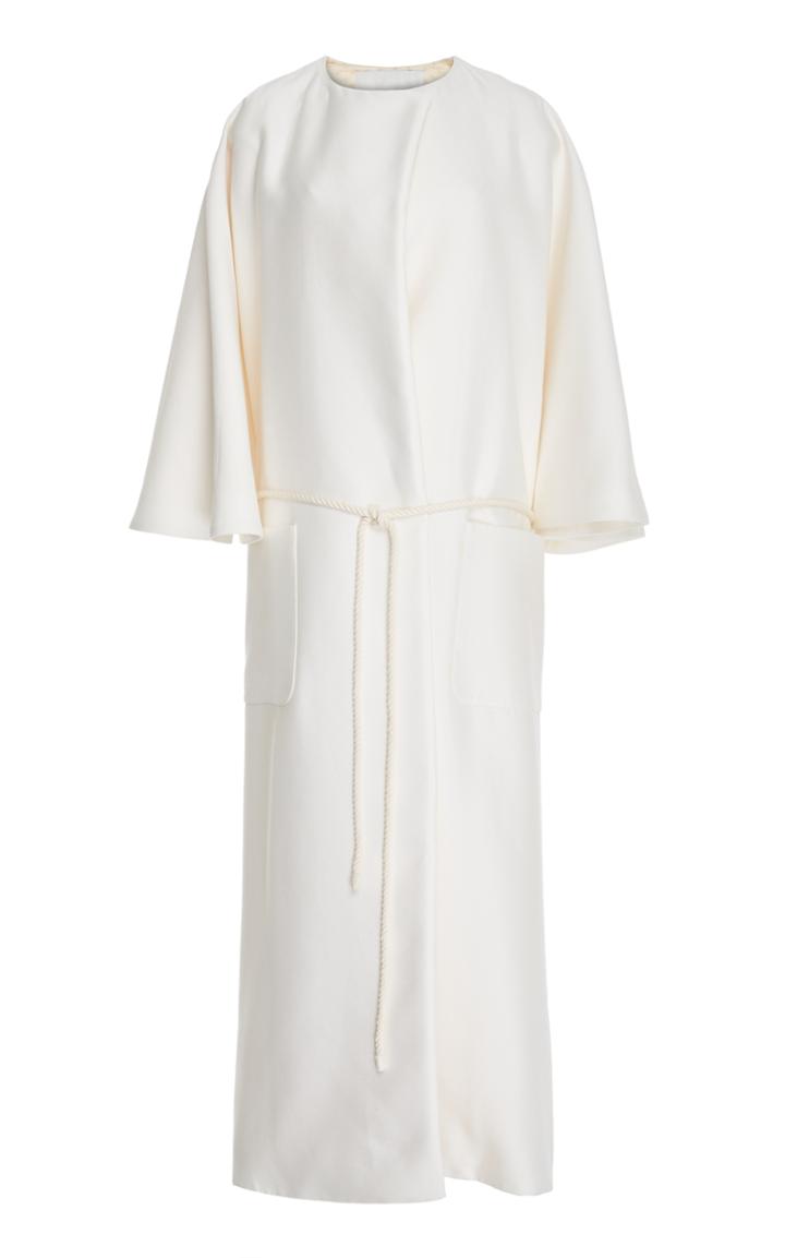 Adam Lippes Silk Cady Dolman Sleeve Coat