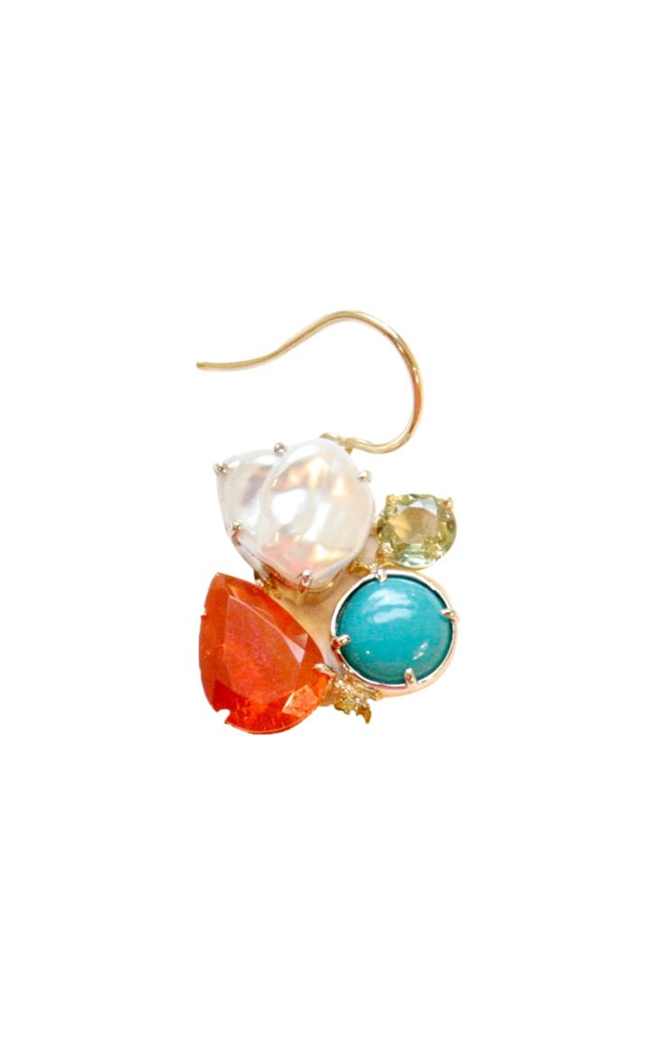 Moda Operandi Sharon Khazzam One Of A Kind Multi-colored Single Norma Earring