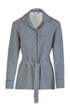 Moda Operandi Giuliva Heritage Collection The Giulietta Jacket Micro Print Silk Size