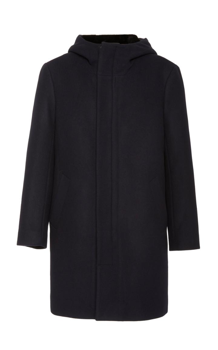 Yves Salomon Paris Wool-blend Hooded Parka