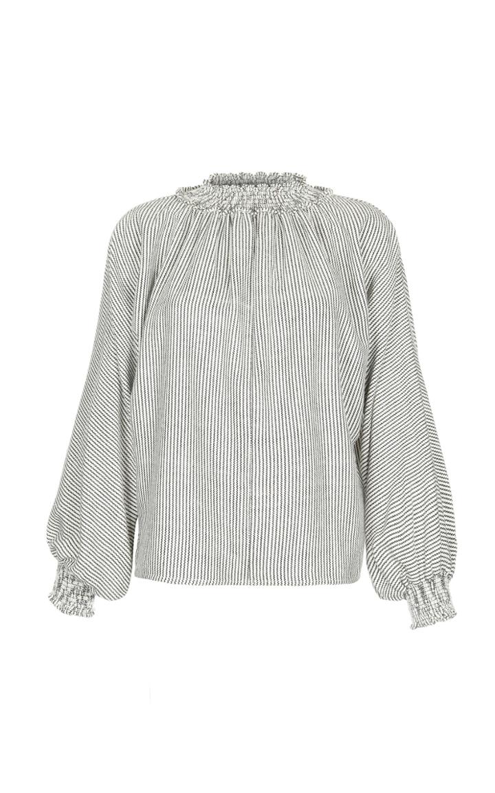 Moda Operandi Escvdo Manna Handwoven Ruched Top