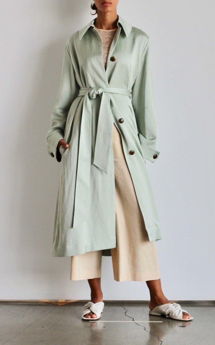 Moda Operandi Vince Linen-blend Wide-leg Pants