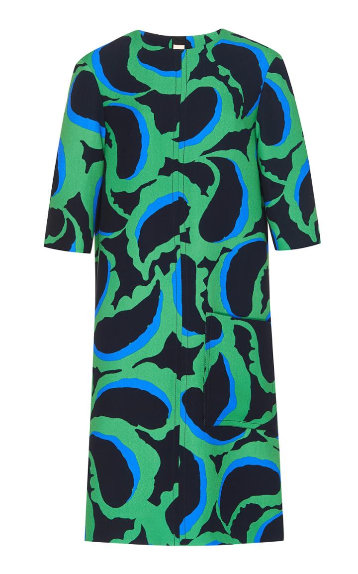 Marni Boxy Woven Mini Dress