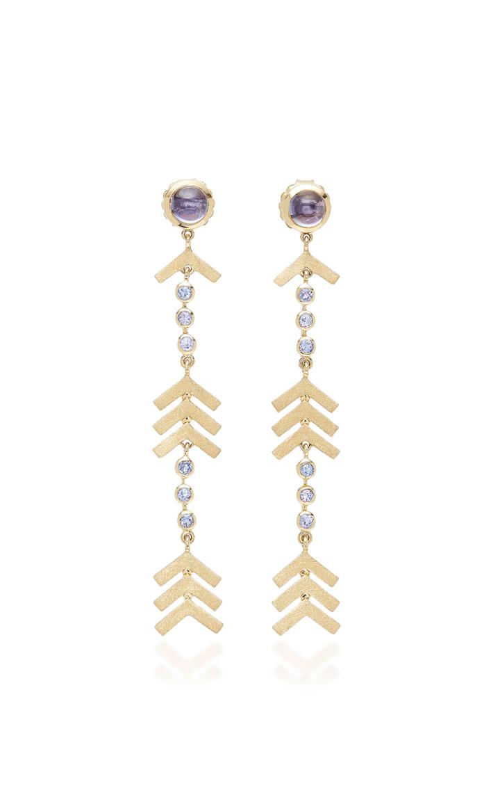 Marlo Laz Long Arrow Earrings