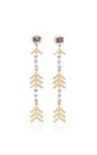 Marlo Laz Long Arrow Earrings