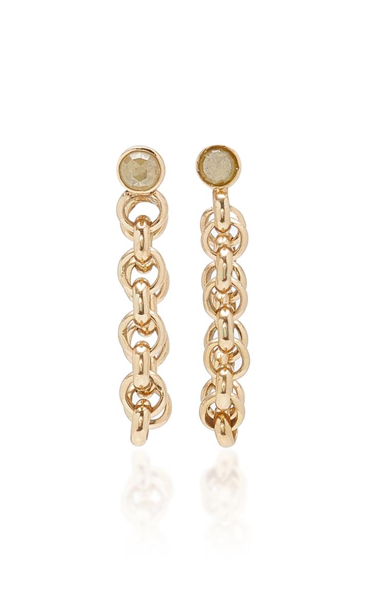Dudley Vandyke 14k Gold And Sterling Silver Earrings