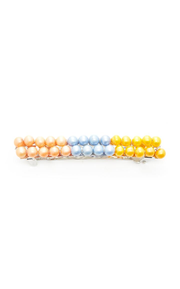 Timeless Pearly Exclusive Color-block Faux Pearl Barrette