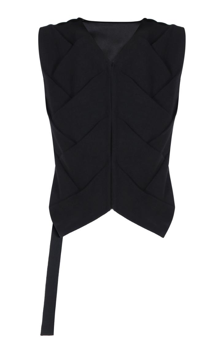 Moda Operandi Bevza Linen Spikelet Vest Size: Xs