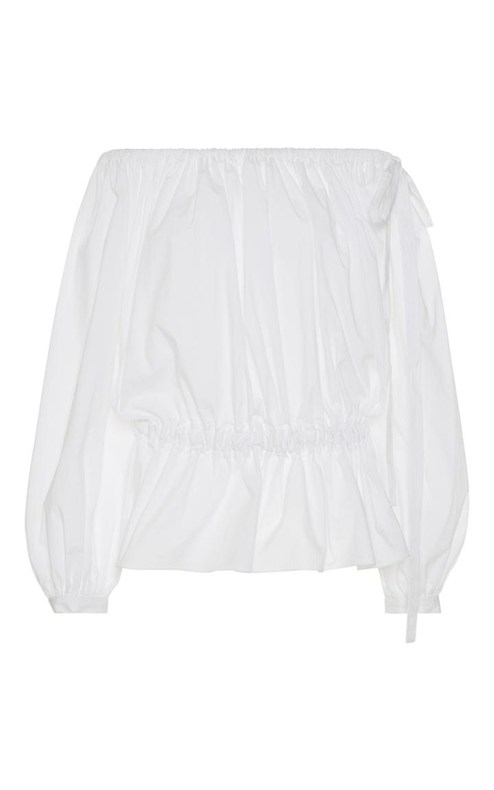 Rochas Off The Shoulder Peplum Top