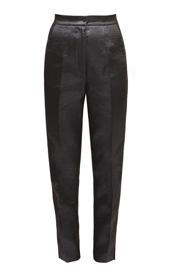 Moda Operandi Lake Studio Metallic Straight-leg Pants Size: 42