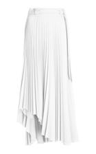 A.w.a.k.e. Pleated Asymmetric Midi Skirt Size: 40