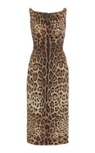 Dolce & Gabbana Printed Silk-blend Dress