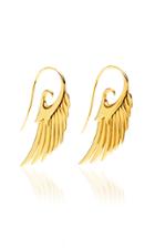 Noor Fares Gold Wing Earrings