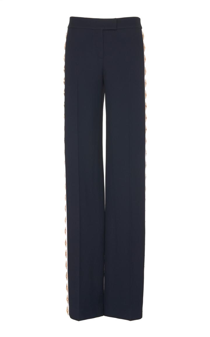 Moda Operandi Michael Kors Collection Star-embellished Crepe Straight-leg Pants Size