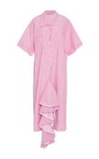 Viva Aviva Ruffled Bowling Shirt Dress