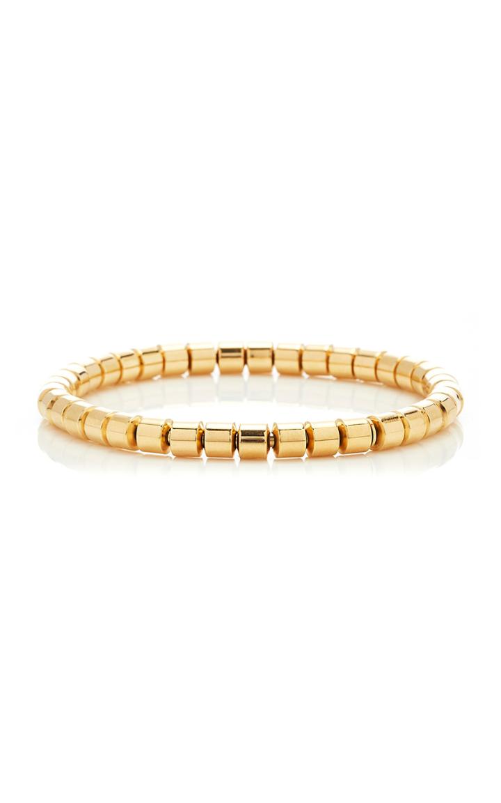 Sidney Garber Flexible Tubular Bracelet In Yellow Gold