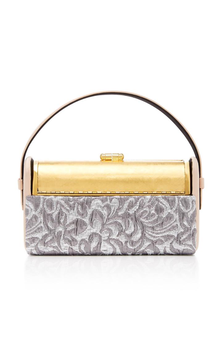 Bienen Davis M'o Exclusive Rgine Silver Brocade Top Handle
