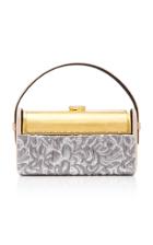Bienen Davis M'o Exclusive Rgine Silver Brocade Top Handle