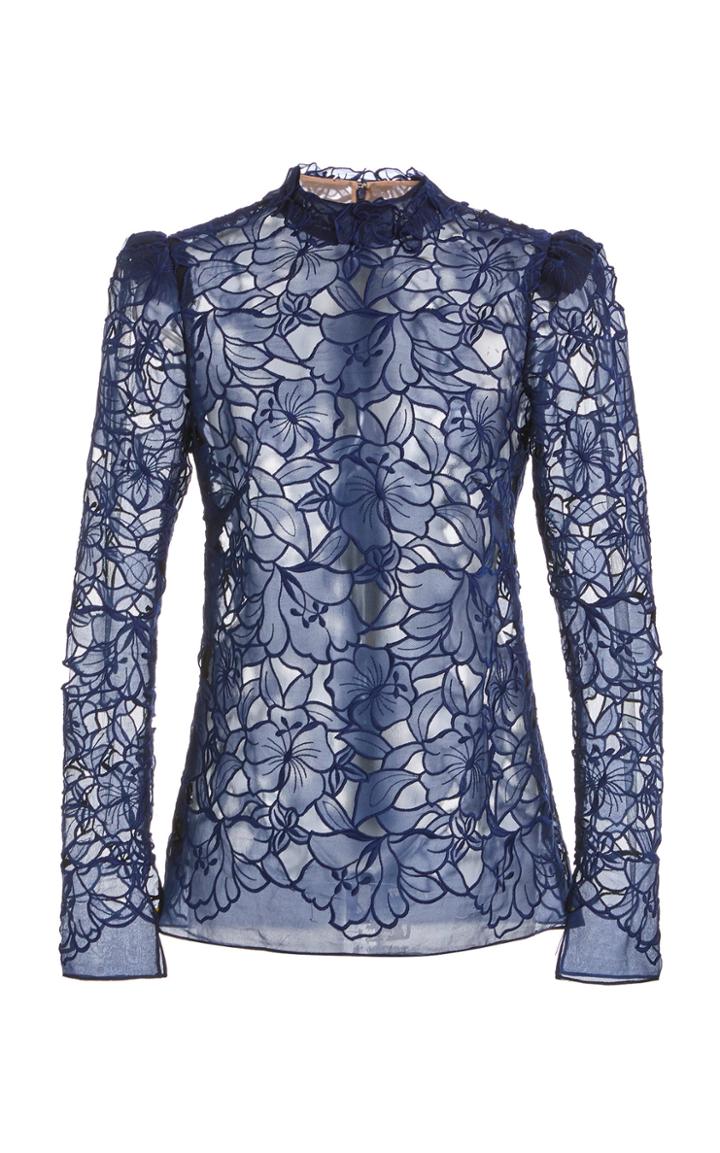 Moda Operandi J. Mendel Floral Lace Top Size: 2