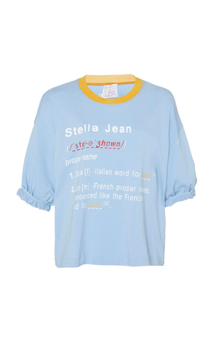 Stella Jean Graphic Cotton Blend Tee