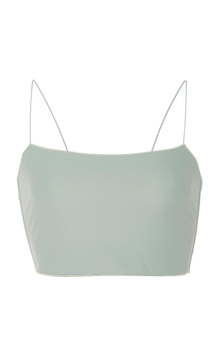 Tropic Of C The C Low-cut Cropped Bikini Top