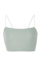 Tropic Of C The C Low-cut Cropped Bikini Top