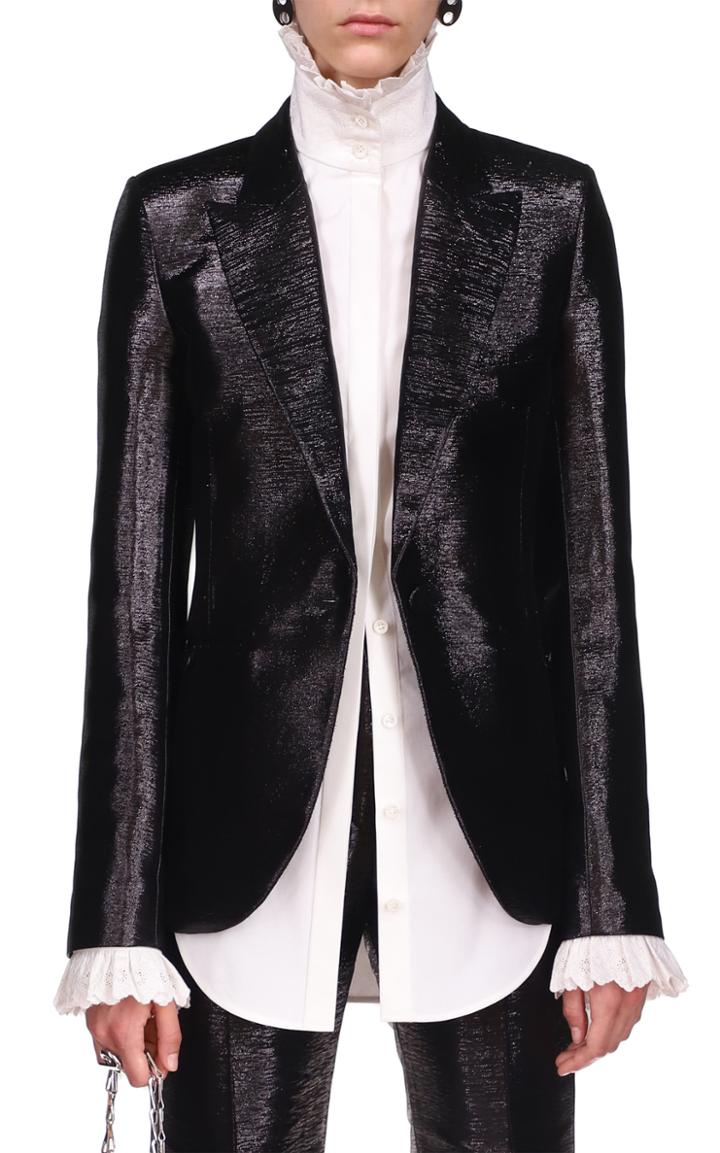 Moda Operandi Paco Rabanne Lam Single-breasted Blazer