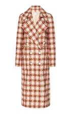 Victoria Beckham Martingale Tweed Double-breasted Trench