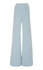 Hellessy Luc Printed Cotton-effect Wide-leg Pants