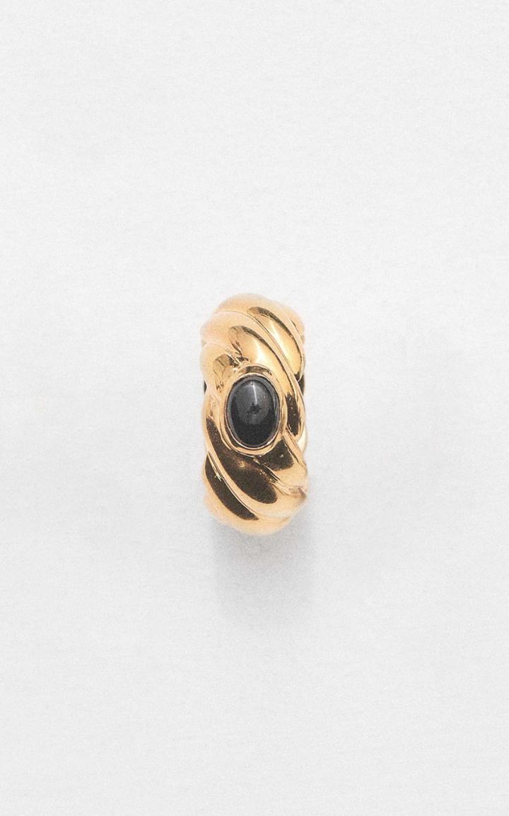 Moda Operandi Sophie Buhai 18k Gold Vermeil And Onyx Isabelle Ring