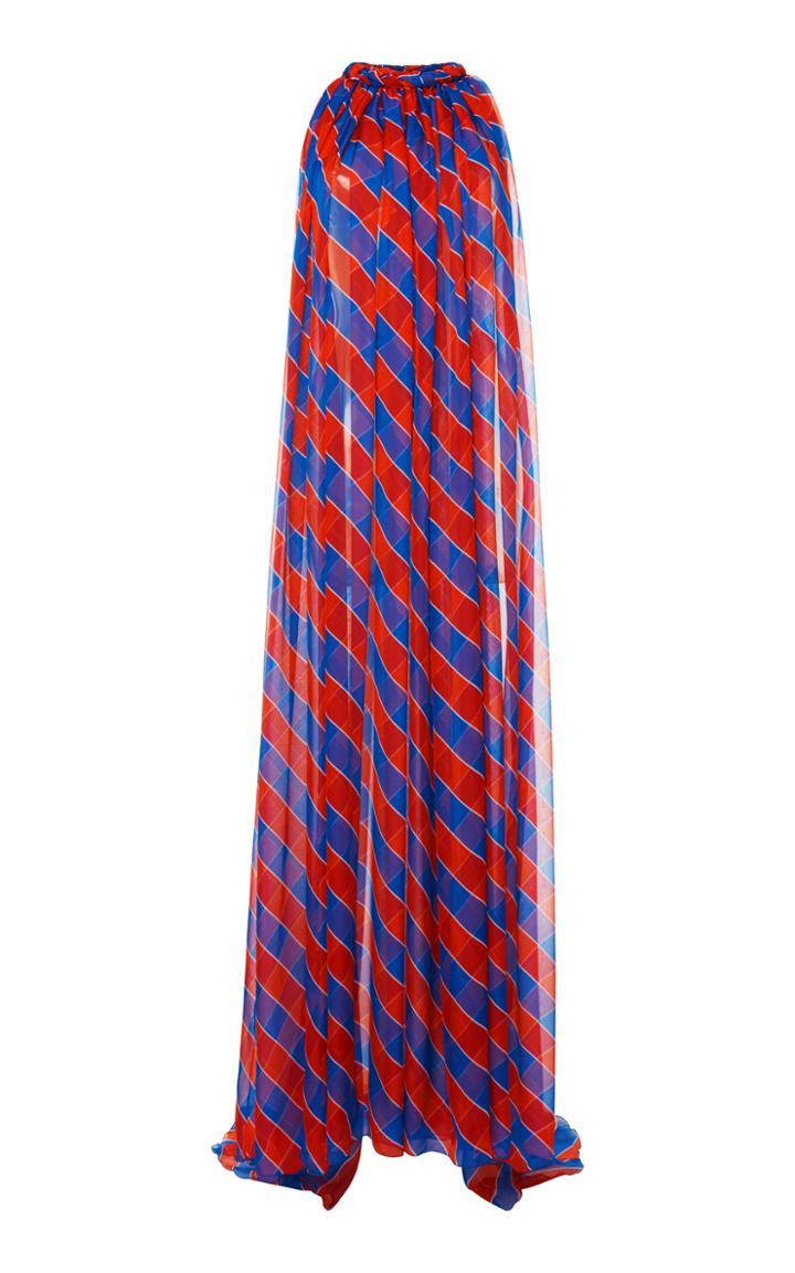 Philosophy Di Lorenzo Serafini Printed Chiffon Dress