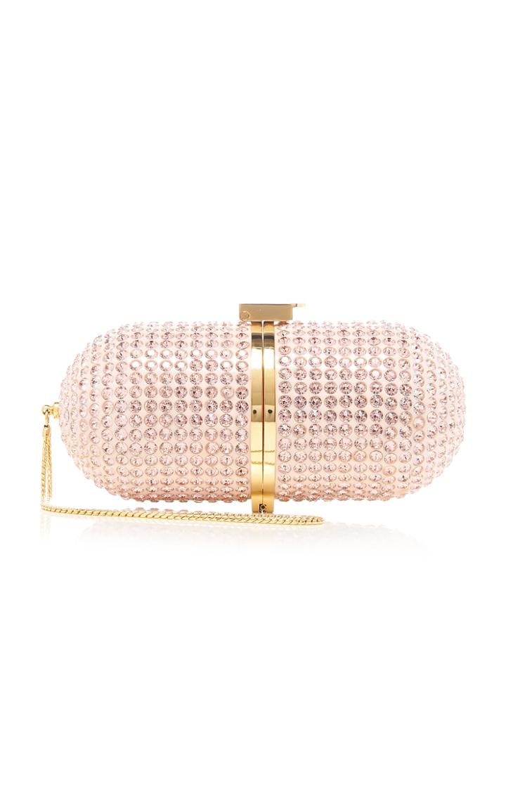 Moda Operandi Marzook Swarovski Crystal Pill Clutch