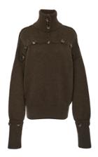 Joseph High Neck Button Sweater