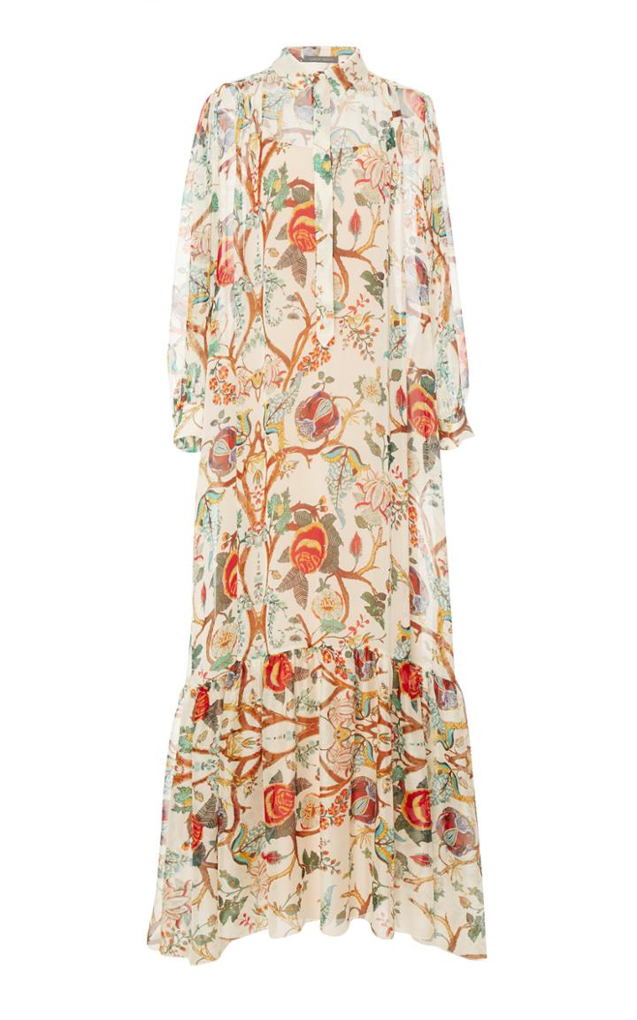 Alberta Ferretti Printed Maxi Dress