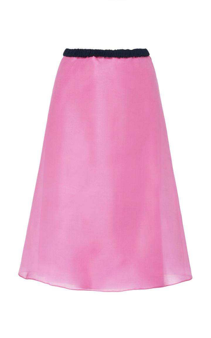 Emilio De La Morena Marmarosa Silk Skirt