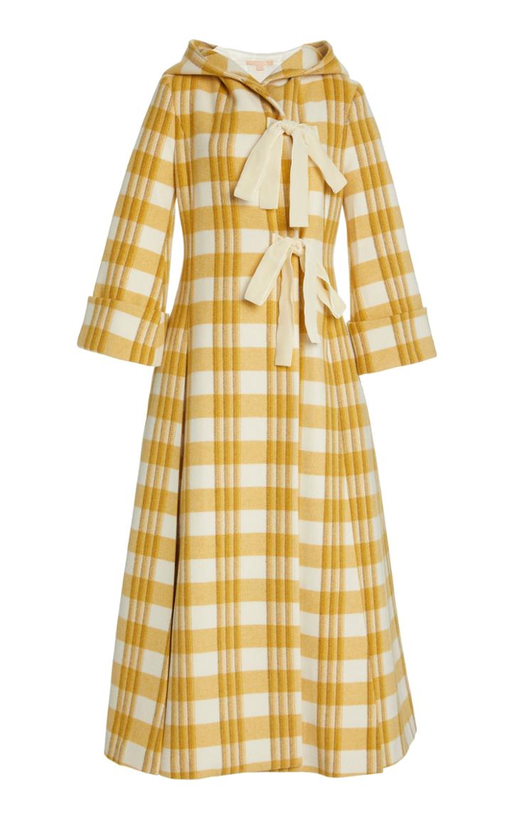 Moda Operandi Brock Collection Ratlan Plaid Wool Coat