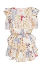 Loveshackfancy Natasha Patchwork Mini Dress
