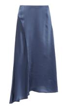 Moda Operandi Vince Asymmetric Silk Seam Skirt Size: 2