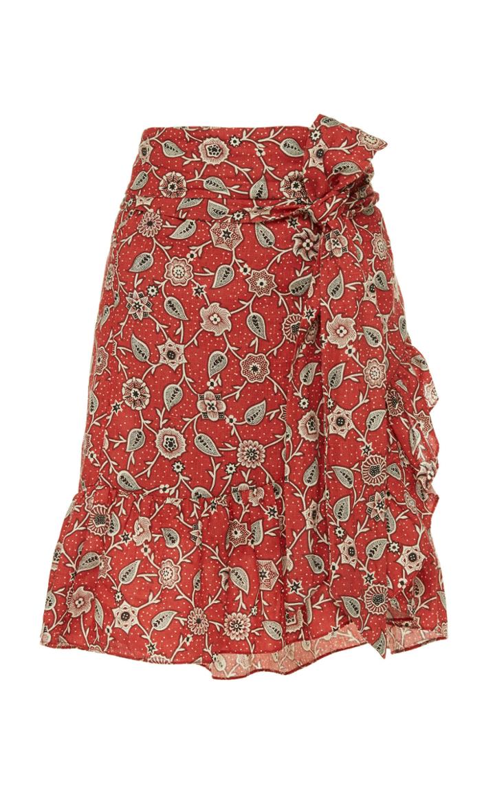 Isabel Marant Toile Tempster Printed Linen Skirt