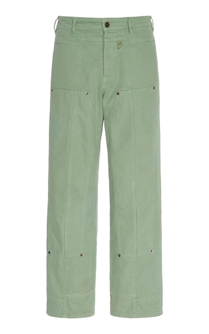 Jacquemus Le De Nmes Soleil Cotton-twill Straight-leg Pants