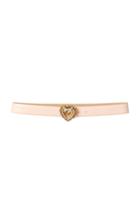 Dolce & Gabbana Embellished-buckle Leather Belt Size: 65 Cm