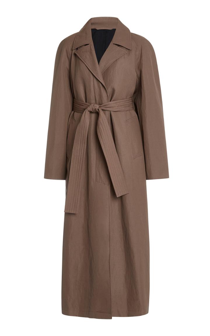 Lemaire Straight Wool-linen Coat